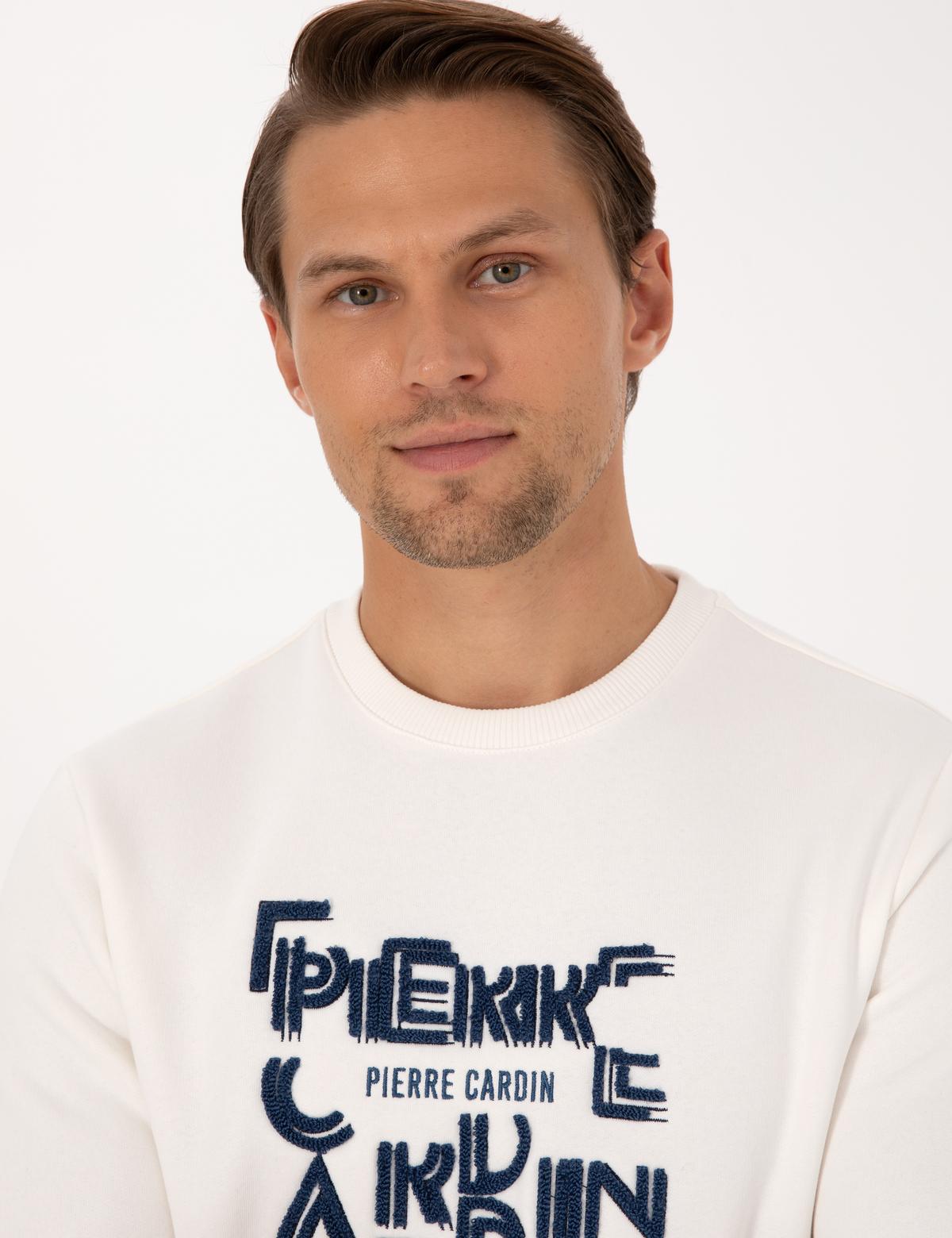 Ekru Regular Fit Sweatshirt - 50313914037