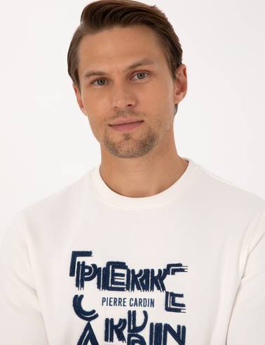 Ekru Regular Fit Sweatshirt