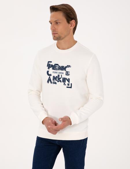 Ekru Regular Fit Sweatshirt - 50313914037