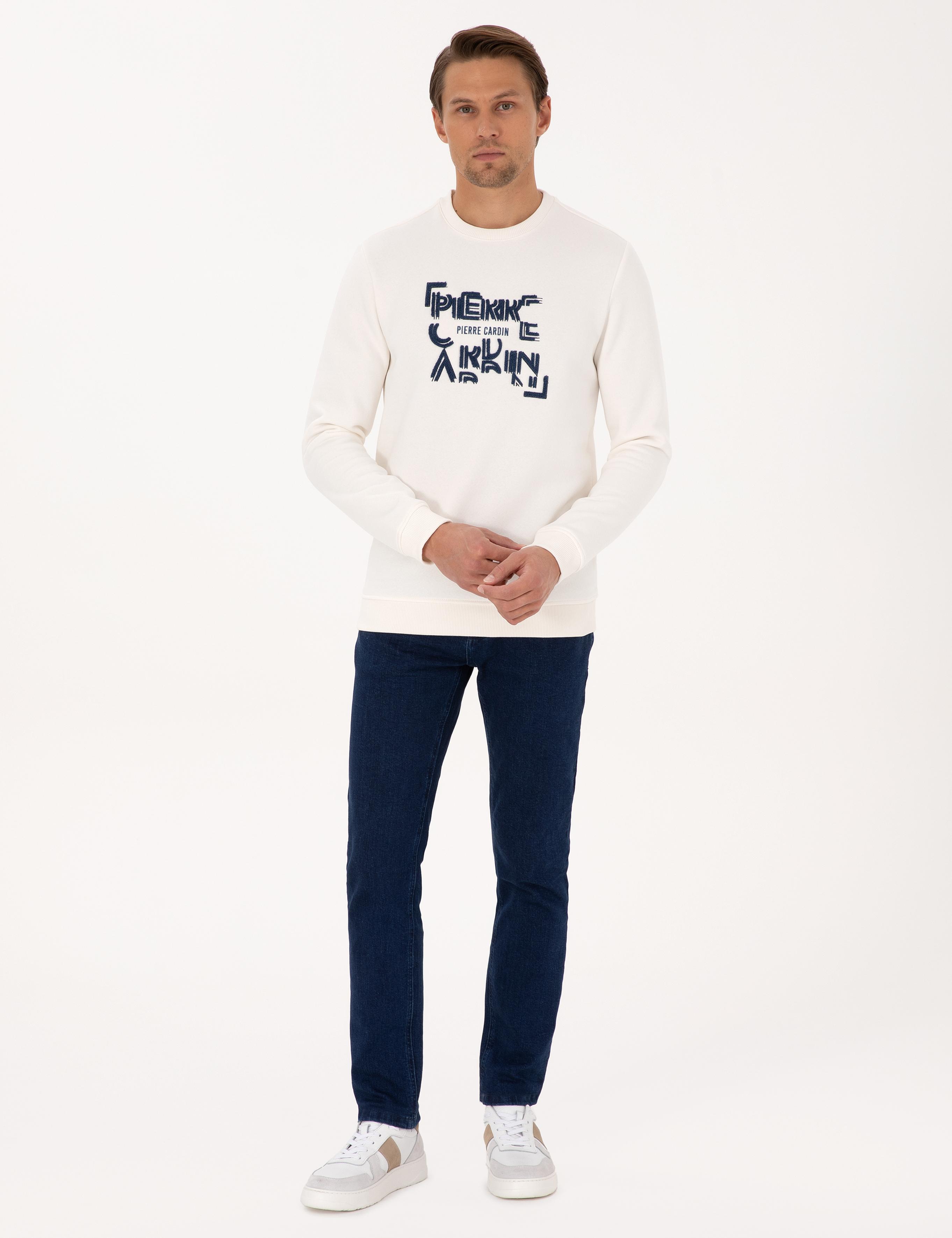 Ekru Regular Fit Sweatshirt