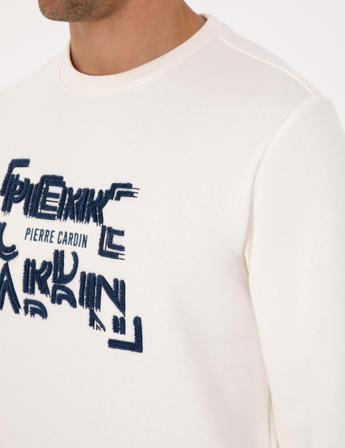 Ekru Regular Fit Sweatshirt - 50313914037