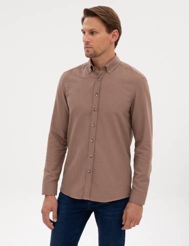 Vizon Slim Fit Uzun Kollu Gömlek