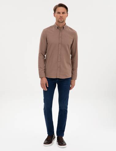 Vizon Slim Fit Uzun Kollu Gömlek