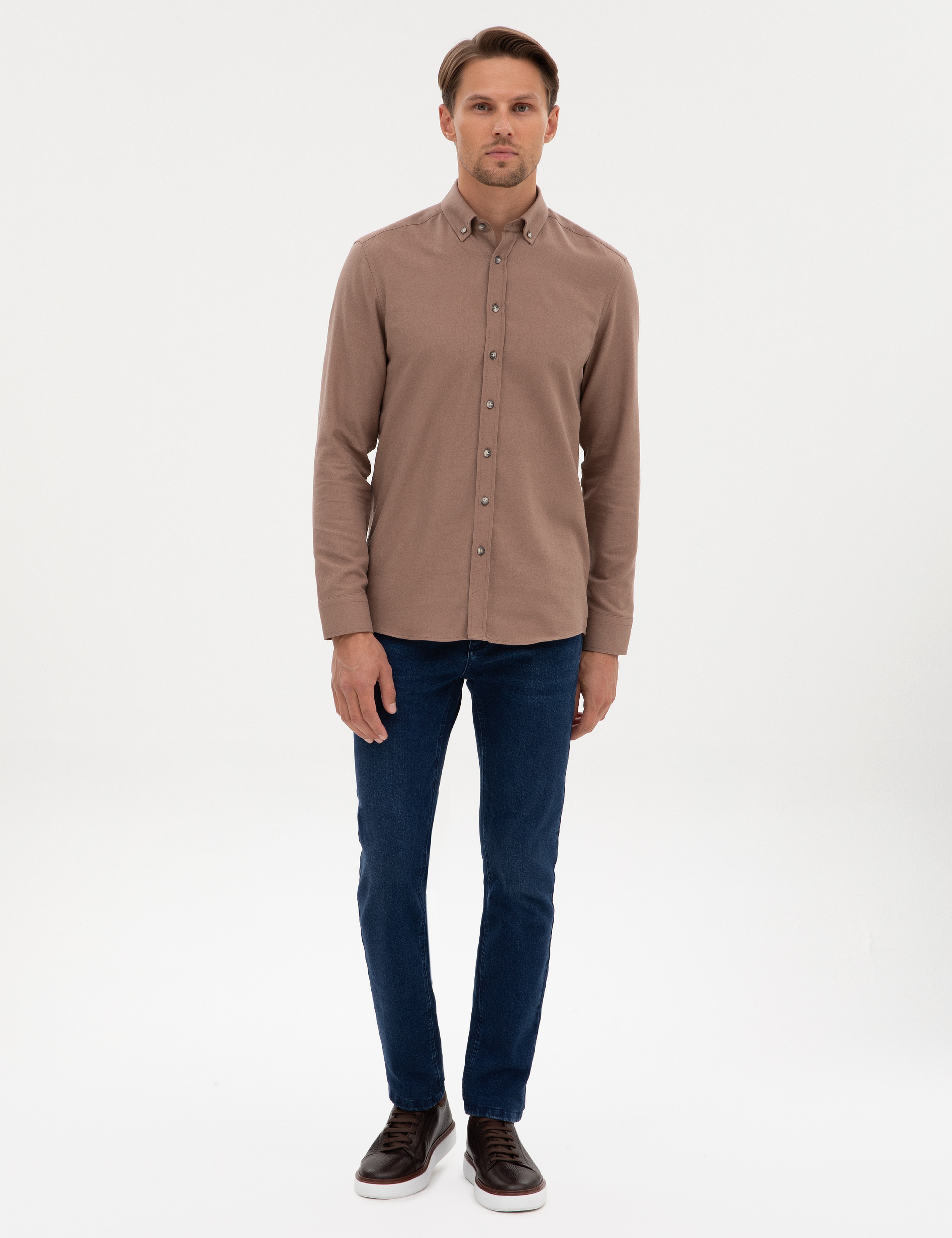 Vizon Slim Fit Uzun Kollu Gömlek