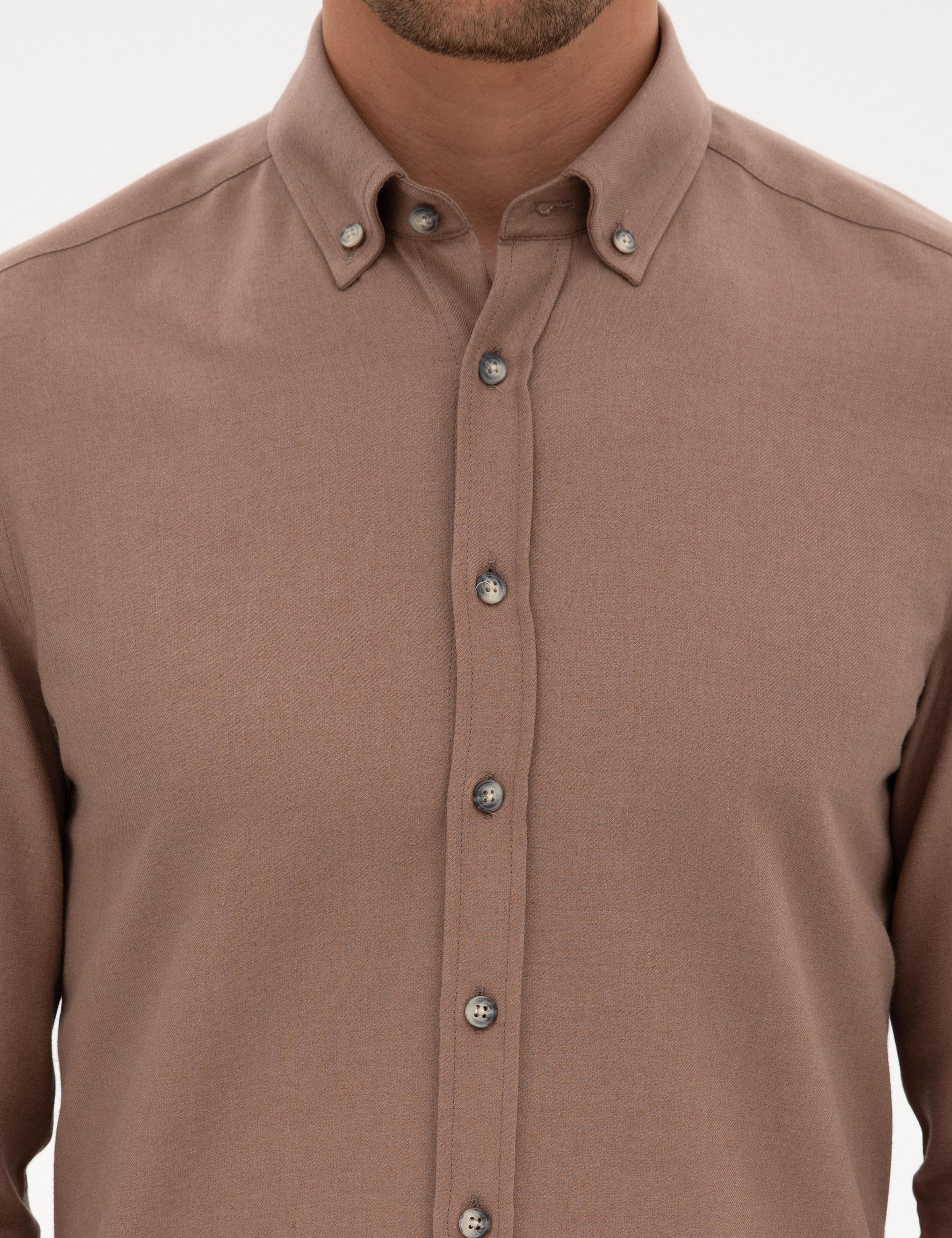 Vizon Slim Fit Uzun Kollu Gömlek