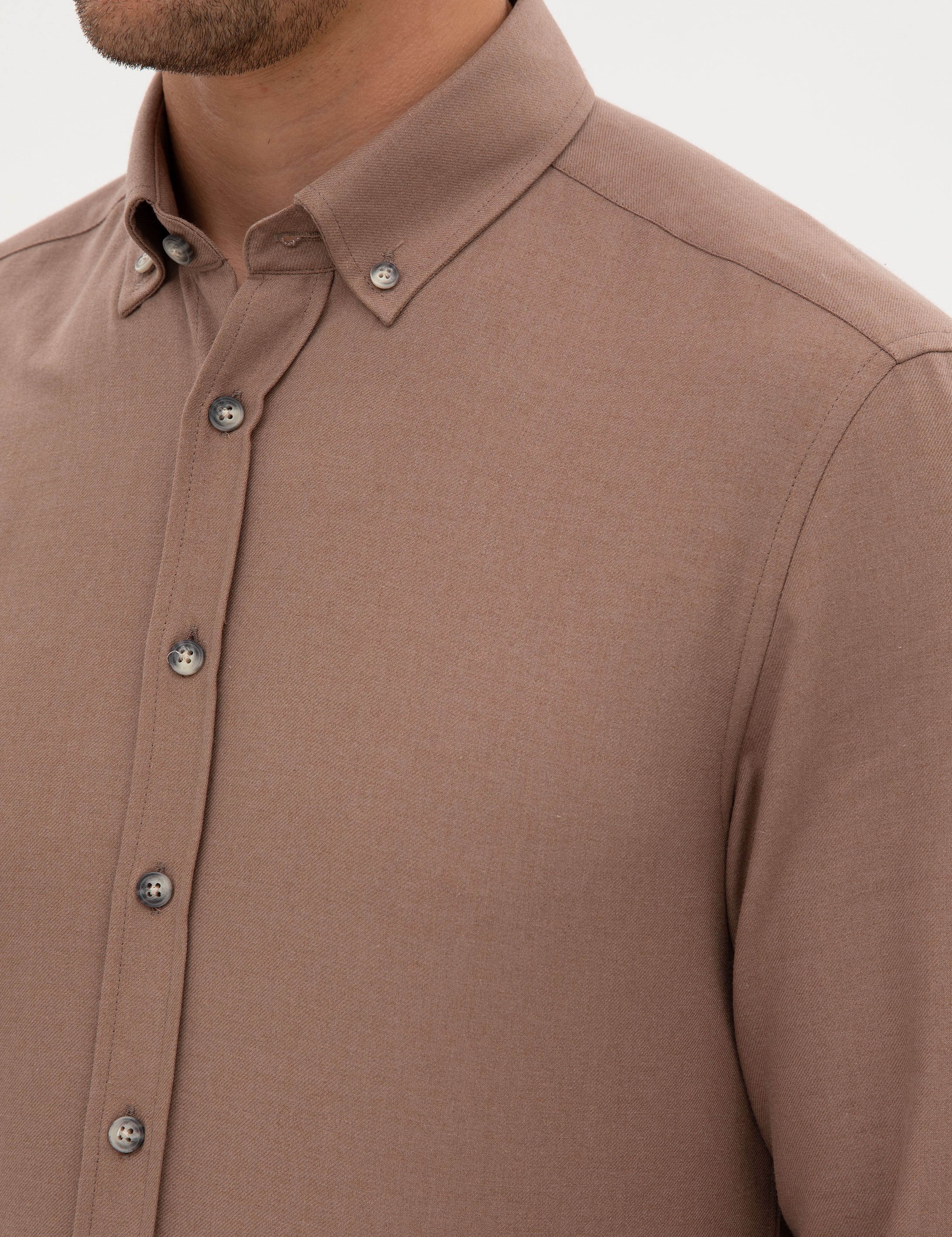 Vizon Slim Fit Uzun Kollu Gömlek - Image 7