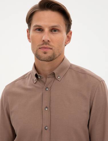 Vizon Slim Fit Uzun Kollu Gömlek