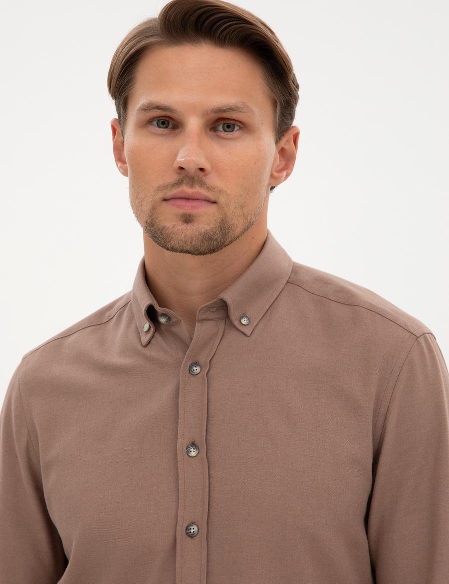 Vizon Slim Fit Uzun Kollu Gömlek