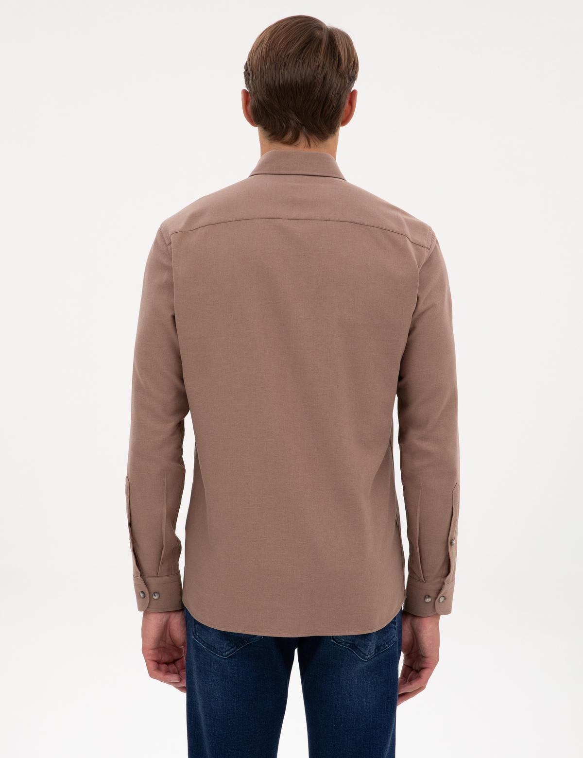 Vizon Slim Fit Uzun Kollu Gömlek - 50316751106