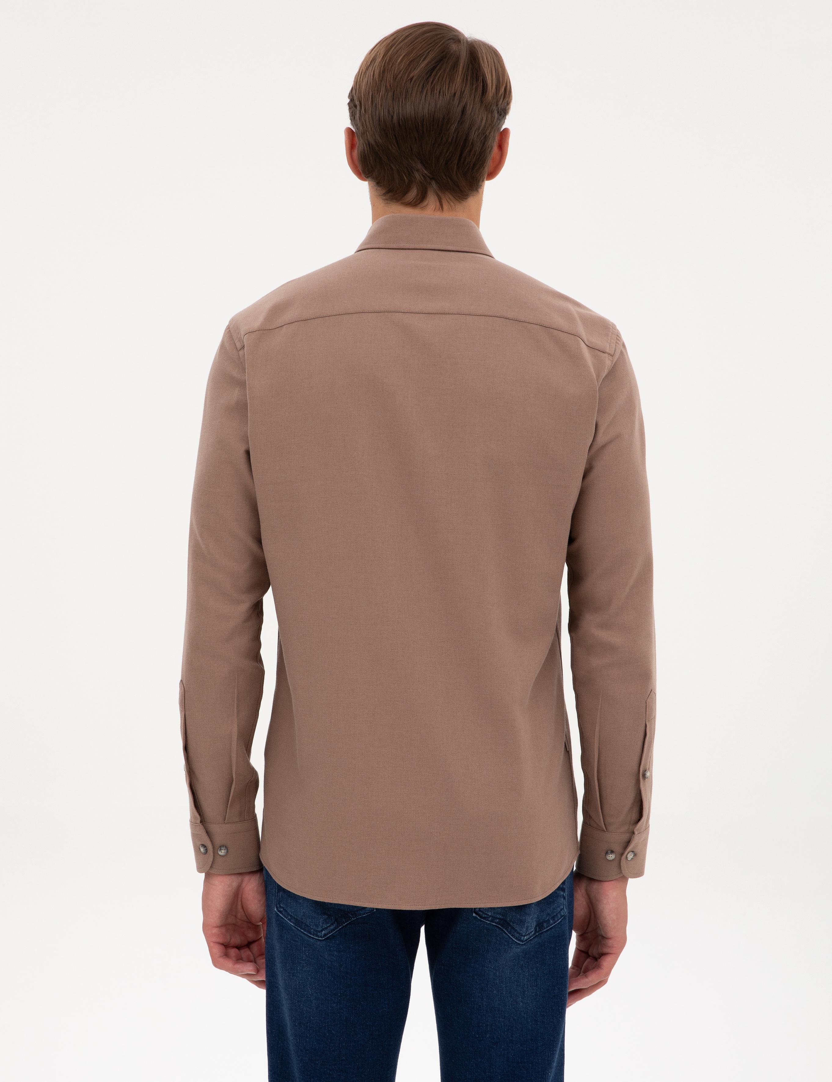 Vizon Slim Fit Uzun Kollu Gömlek