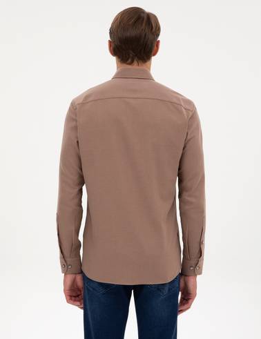 Vizon Slim Fit Uzun Kollu Gömlek