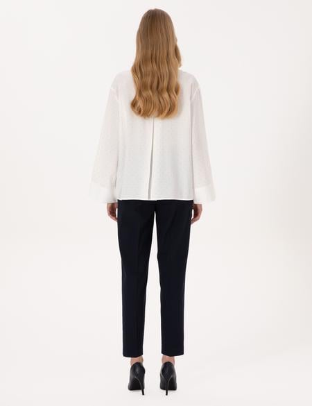 Lacivert Carrot Fit Kumaş Pantolon - 50318977025