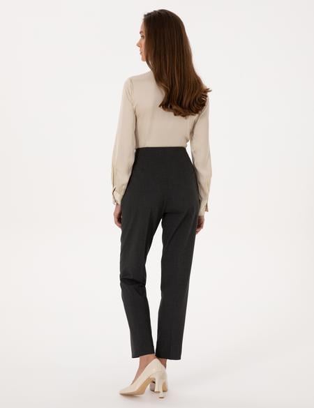 Antrasit Carrot Fit Kumaş Pantolon - 50318977033