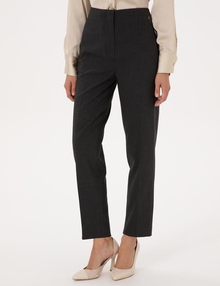 Antrasit Carrot Fit Kumaş Pantolon - 50318977033