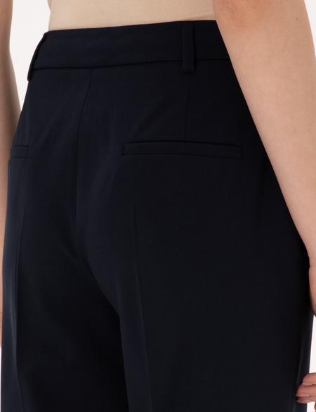 Lacivert Straight Fit Kumaş Pantolon - 50319434017