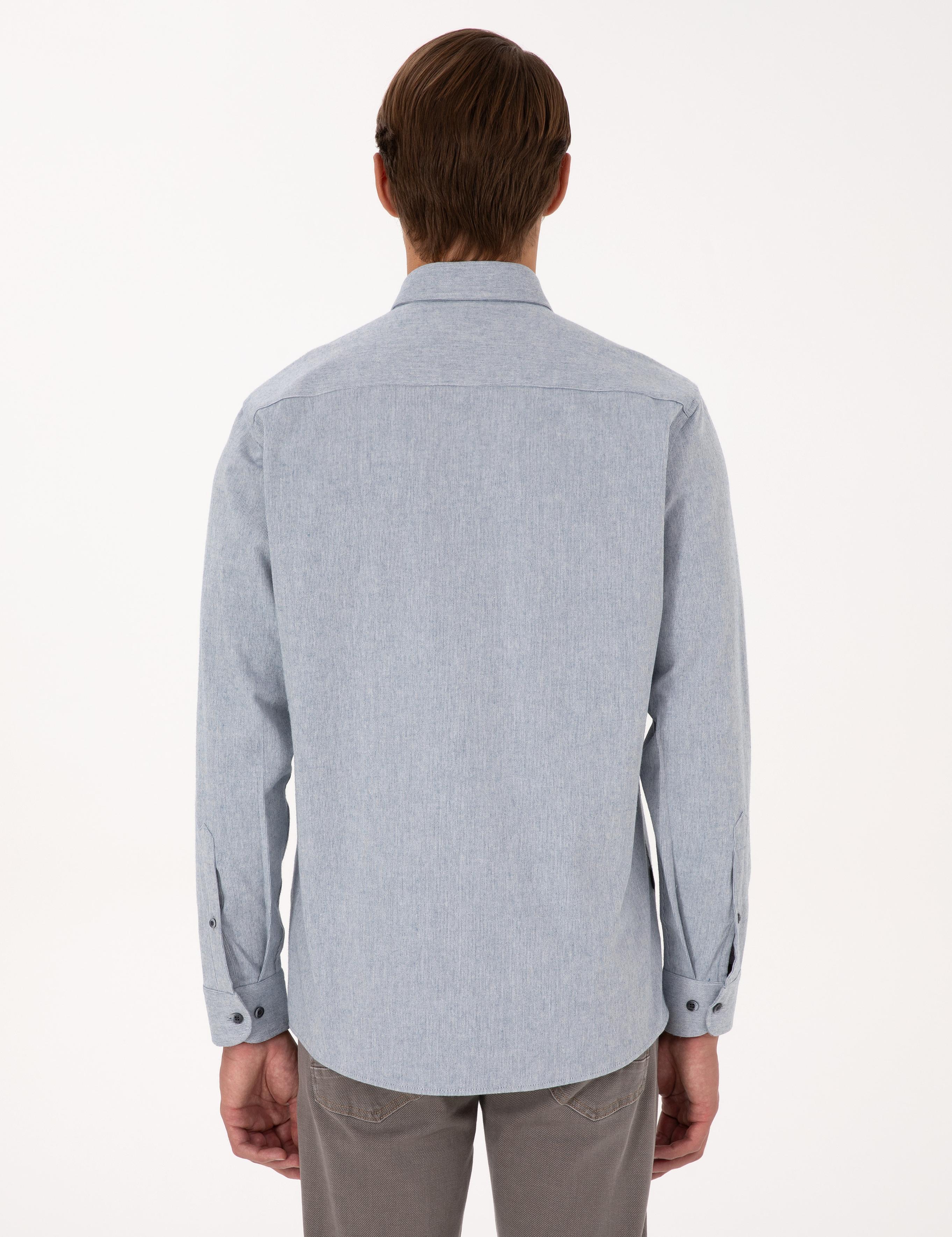 Mavi Regular Fit Uzun Kollu Gömlek