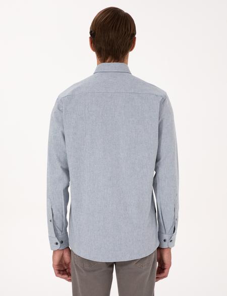 Mavi Regular Fit Uzun Kollu Gömlek - 50312425001