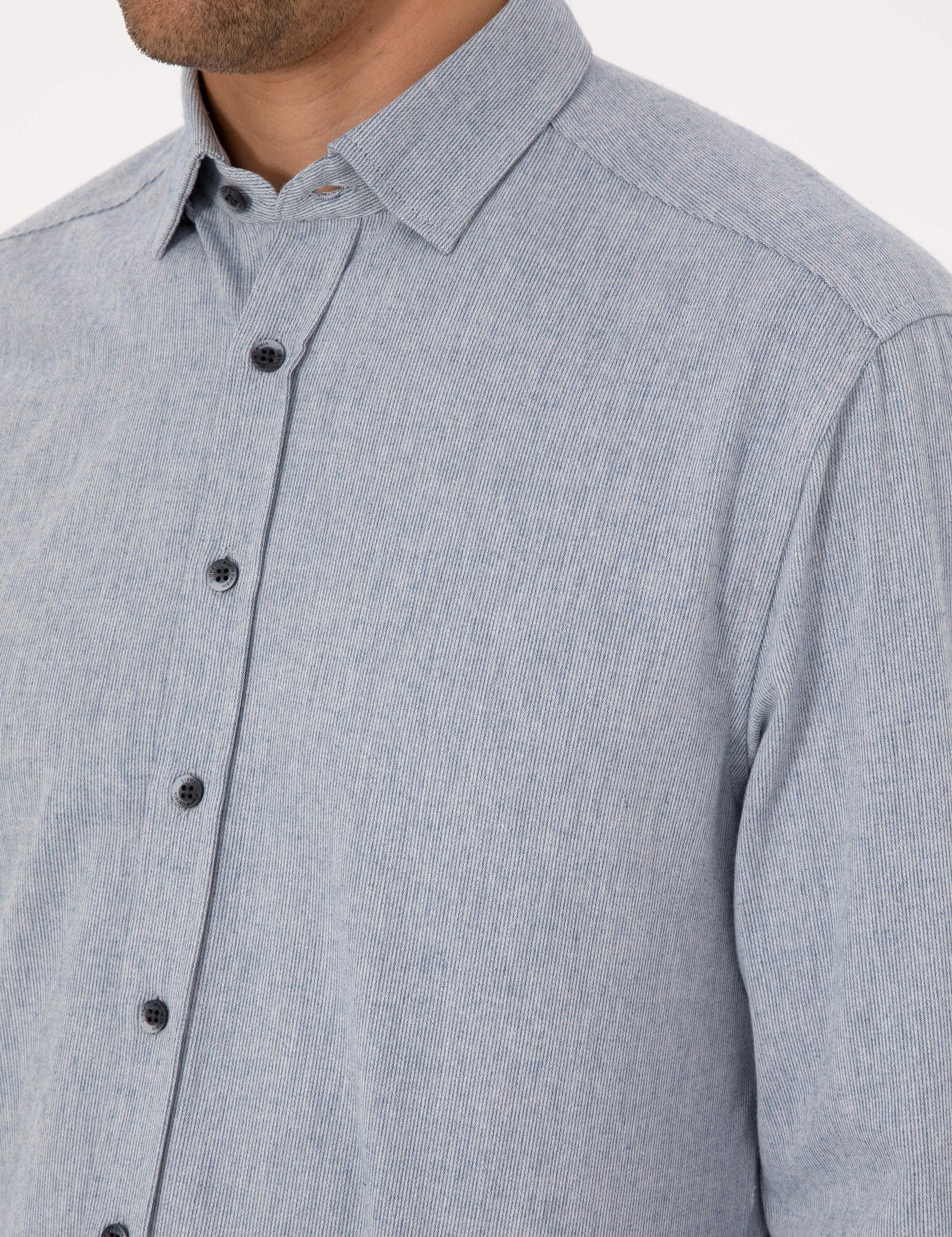 Mavi Regular Fit Uzun Kollu Gömlek
