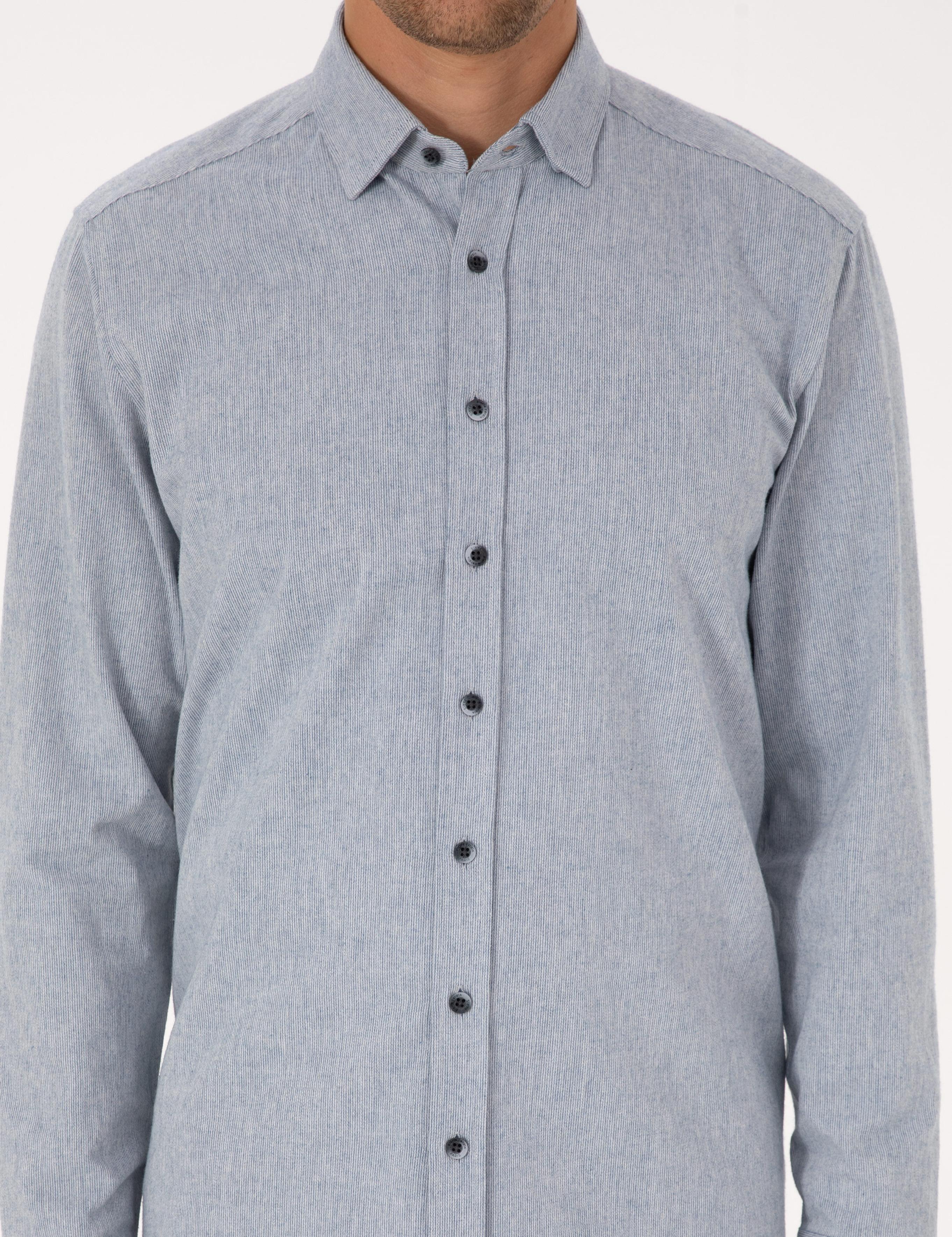 Mavi Regular Fit Uzun Kollu Gömlek