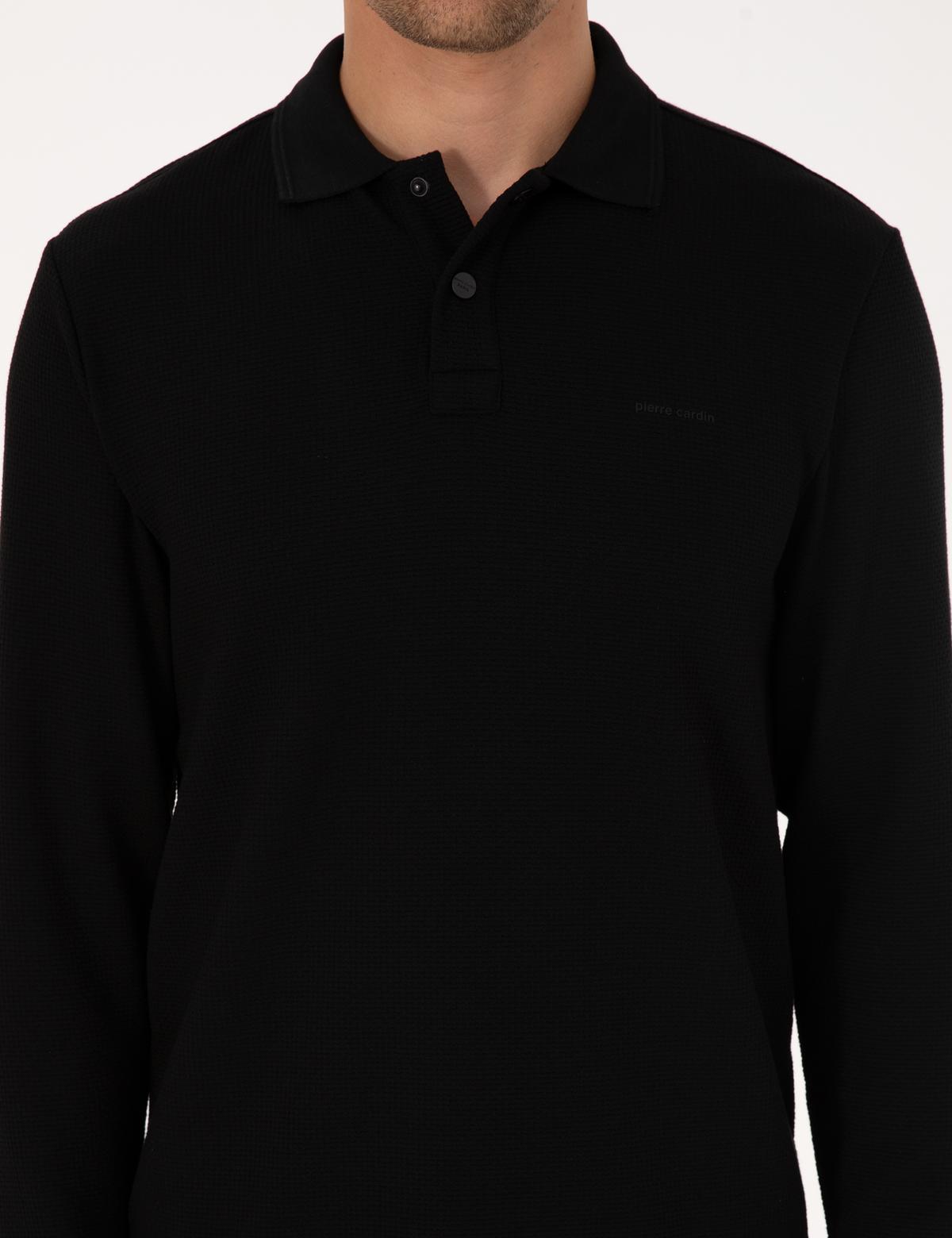 Siyah Regular Fit Sweatshirt - 50311657005