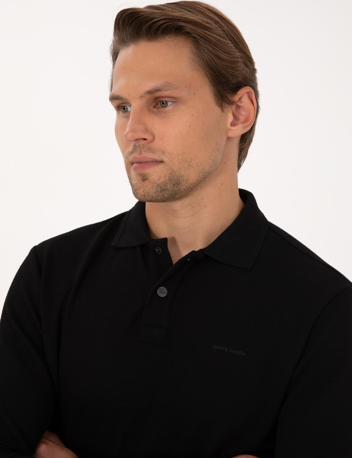 Siyah Regular Fit Sweatshirt - 50311657005