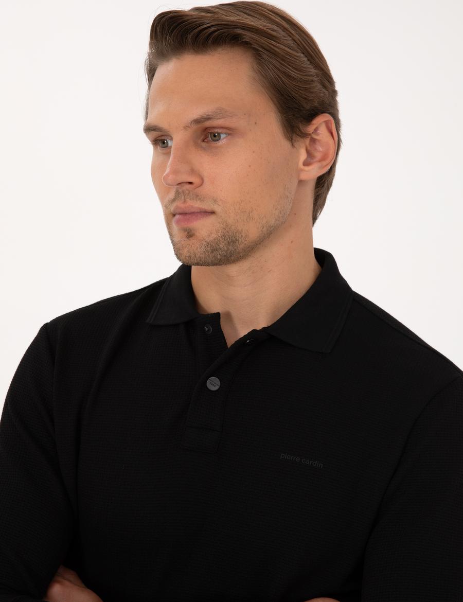 Siyah Regular Fit Sweatshirt