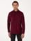 Bordo Regular Fit Uzun Kollu Gömlek