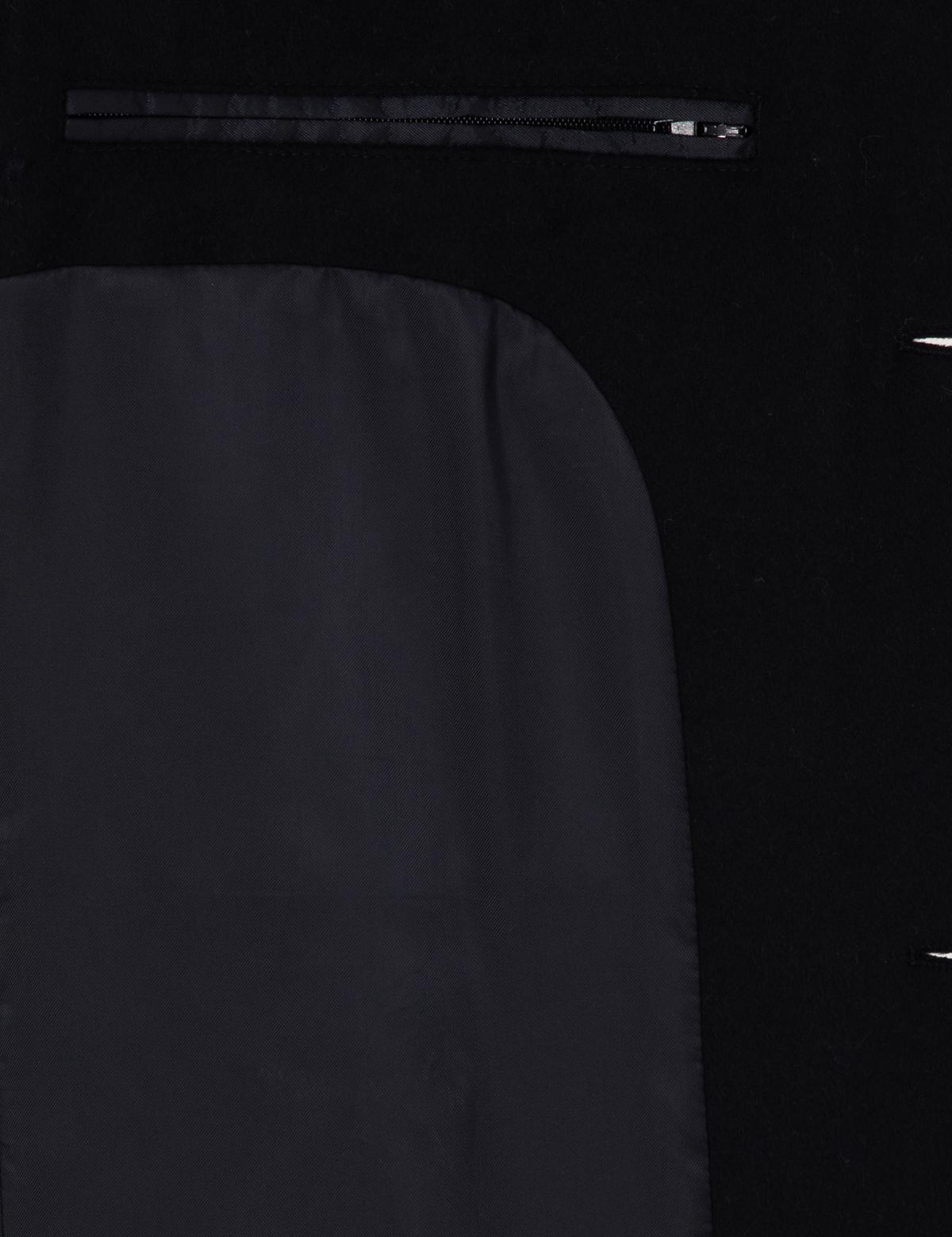 Lacivert Ex. Slim Fit Yün Karışımlı Kaşe Kaban - 50314200071