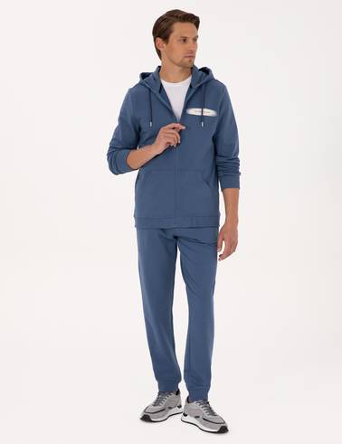 İndigo Regular Fit Örme Hırka