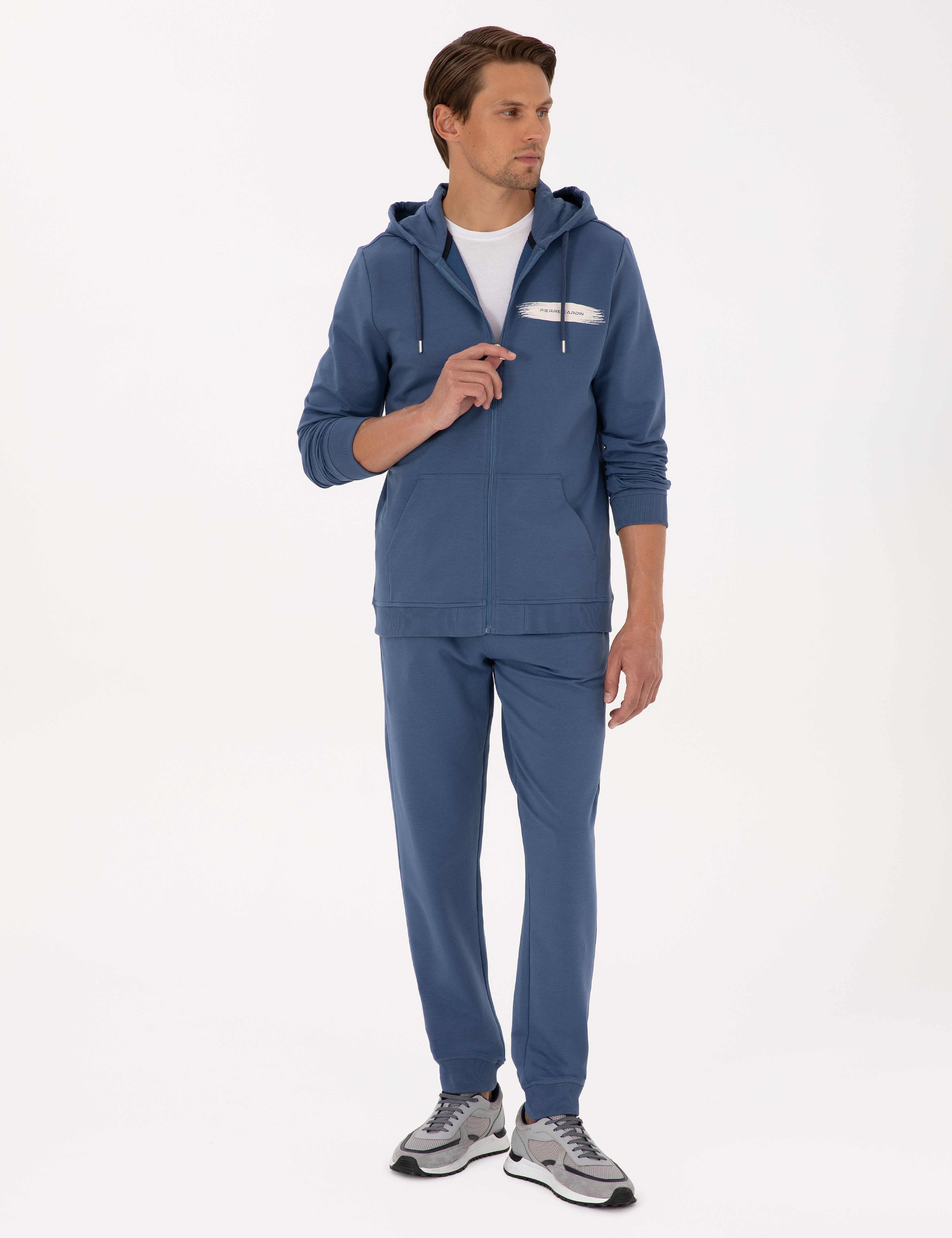İndigo Regular Fit Örme Hırka