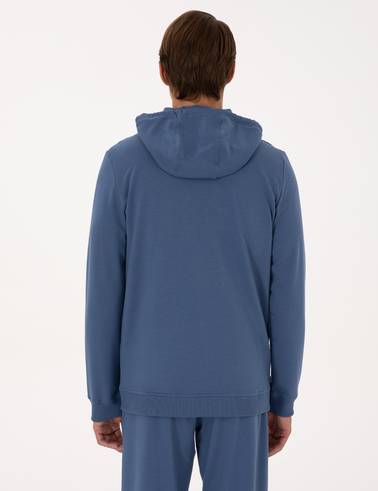 İndigo Regular Fit Örme Hırka