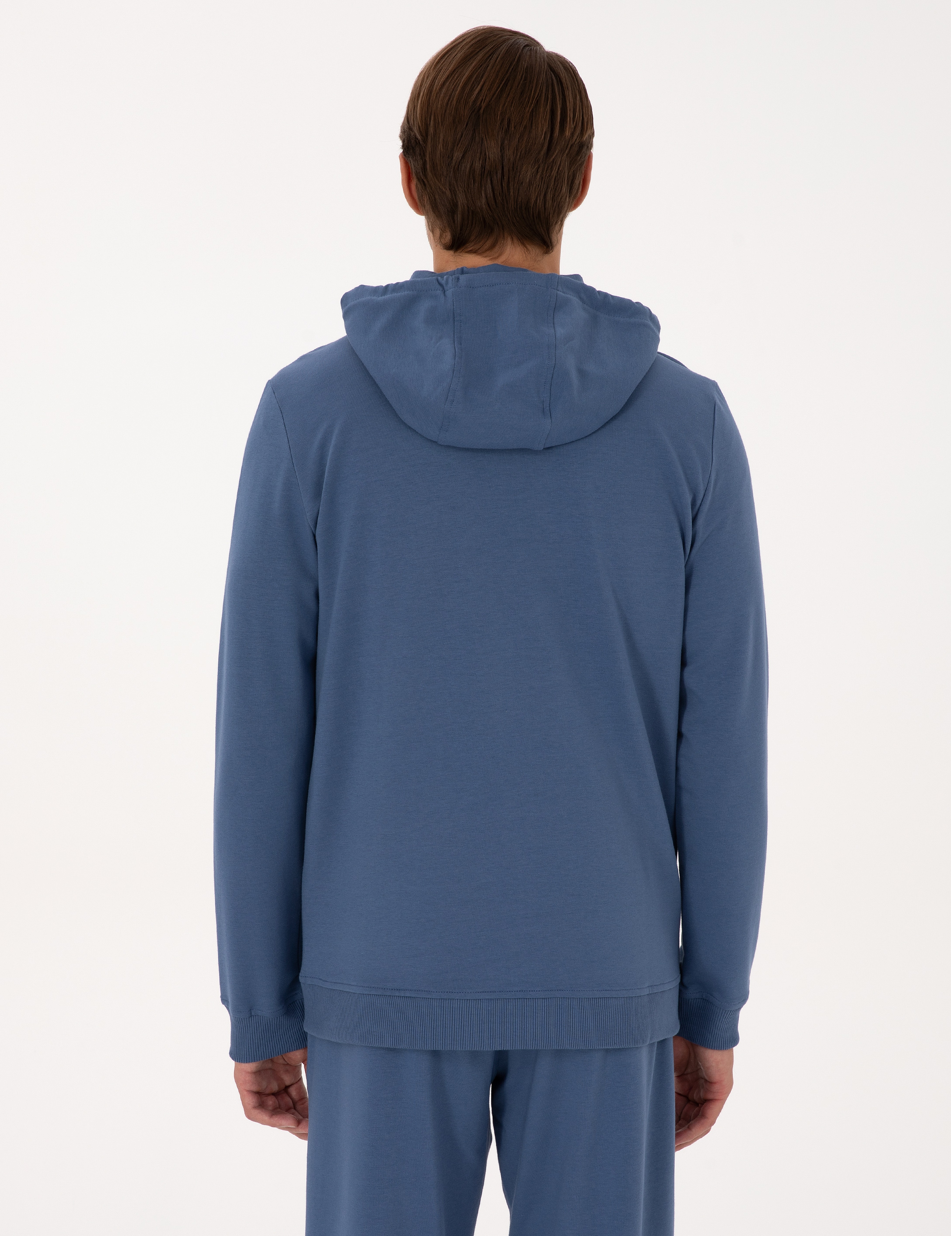 İndigo Regular Fit Örme Hırka - Image 5