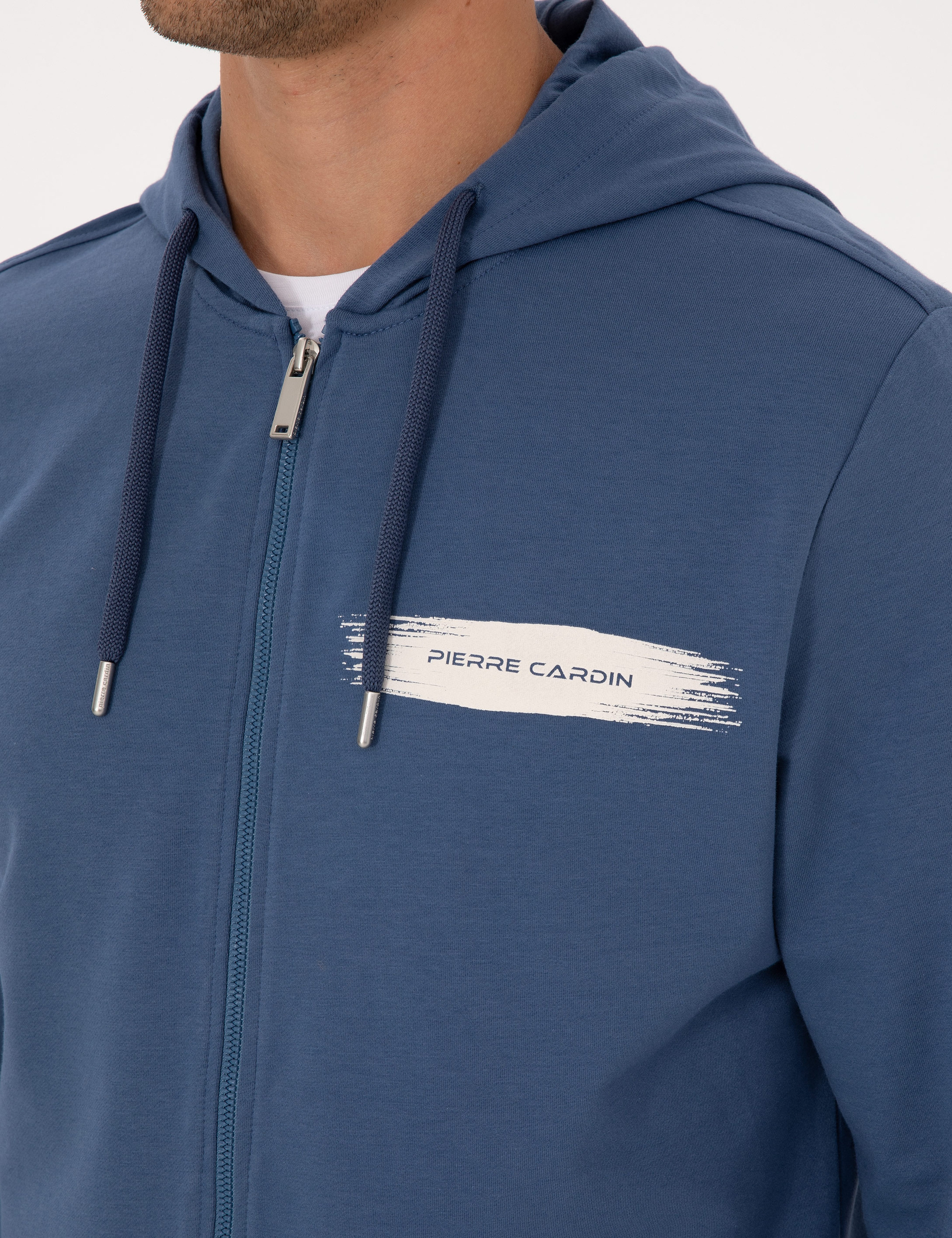 İndigo Regular Fit Örme Hırka - Image 7