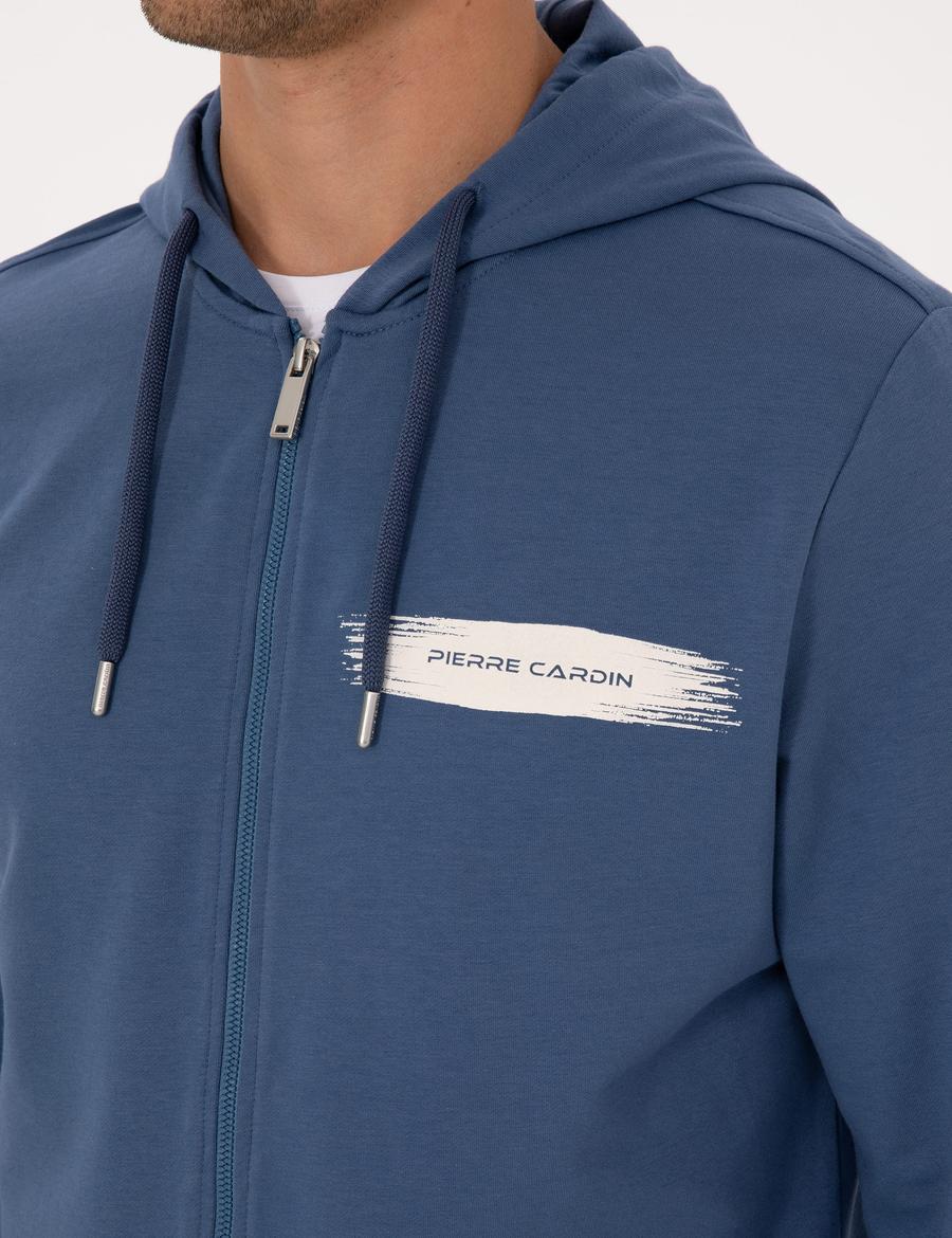 İndigo Regular Fit Örme Hırka