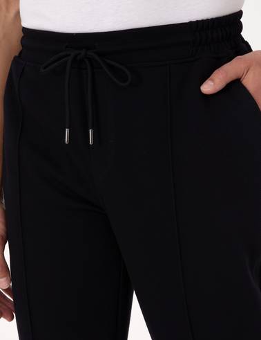 Lacivert Slim Fit Duble Paça Eşofman Altı