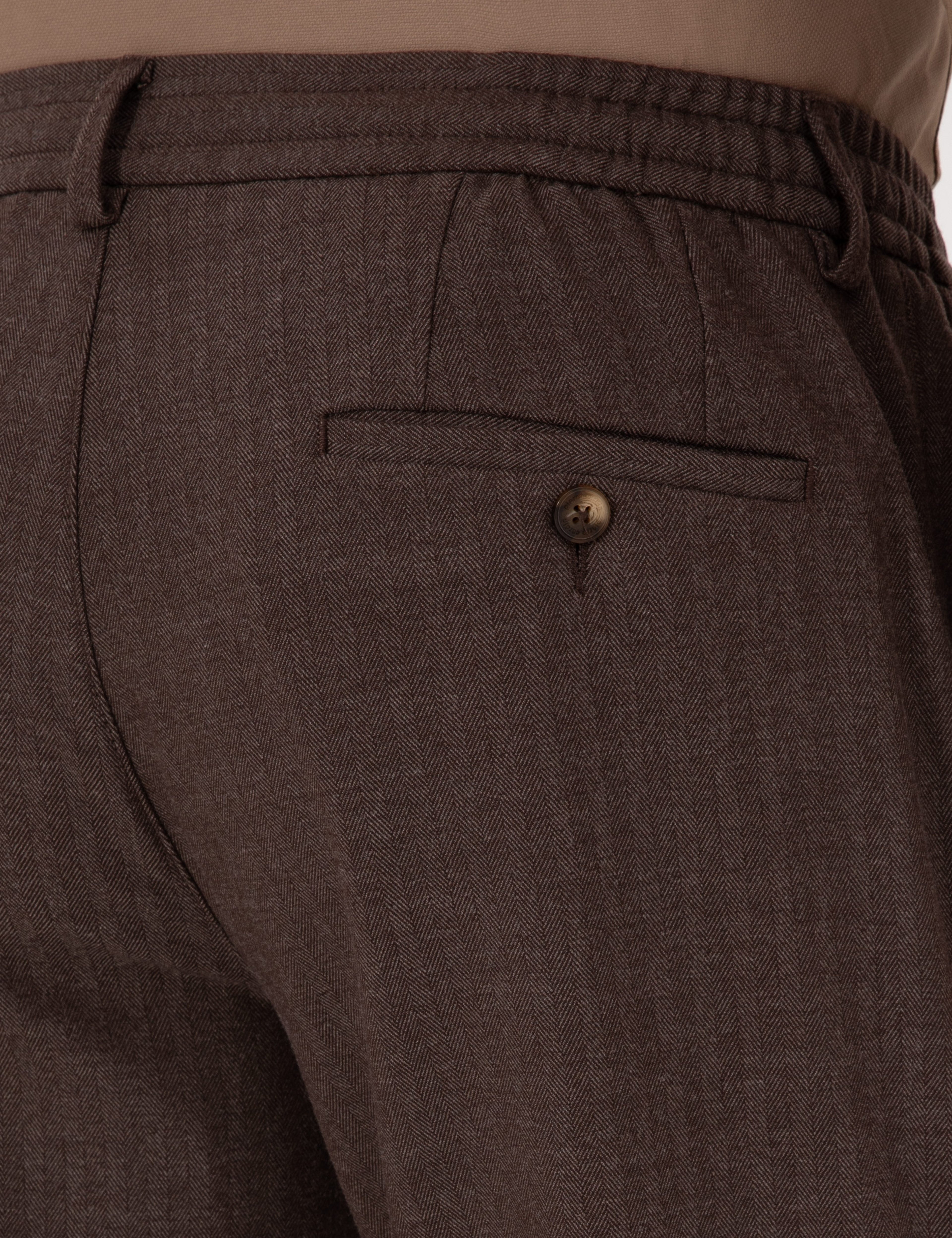 Açık Kahverengi Slim Fit Kumaş Pantolon