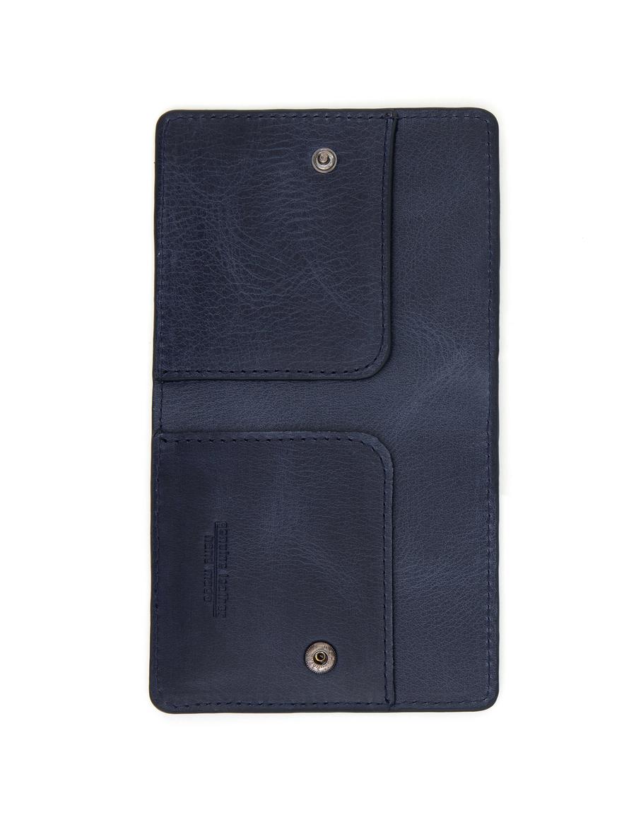 Erkek Lacivert %100 Deri Cüzdan