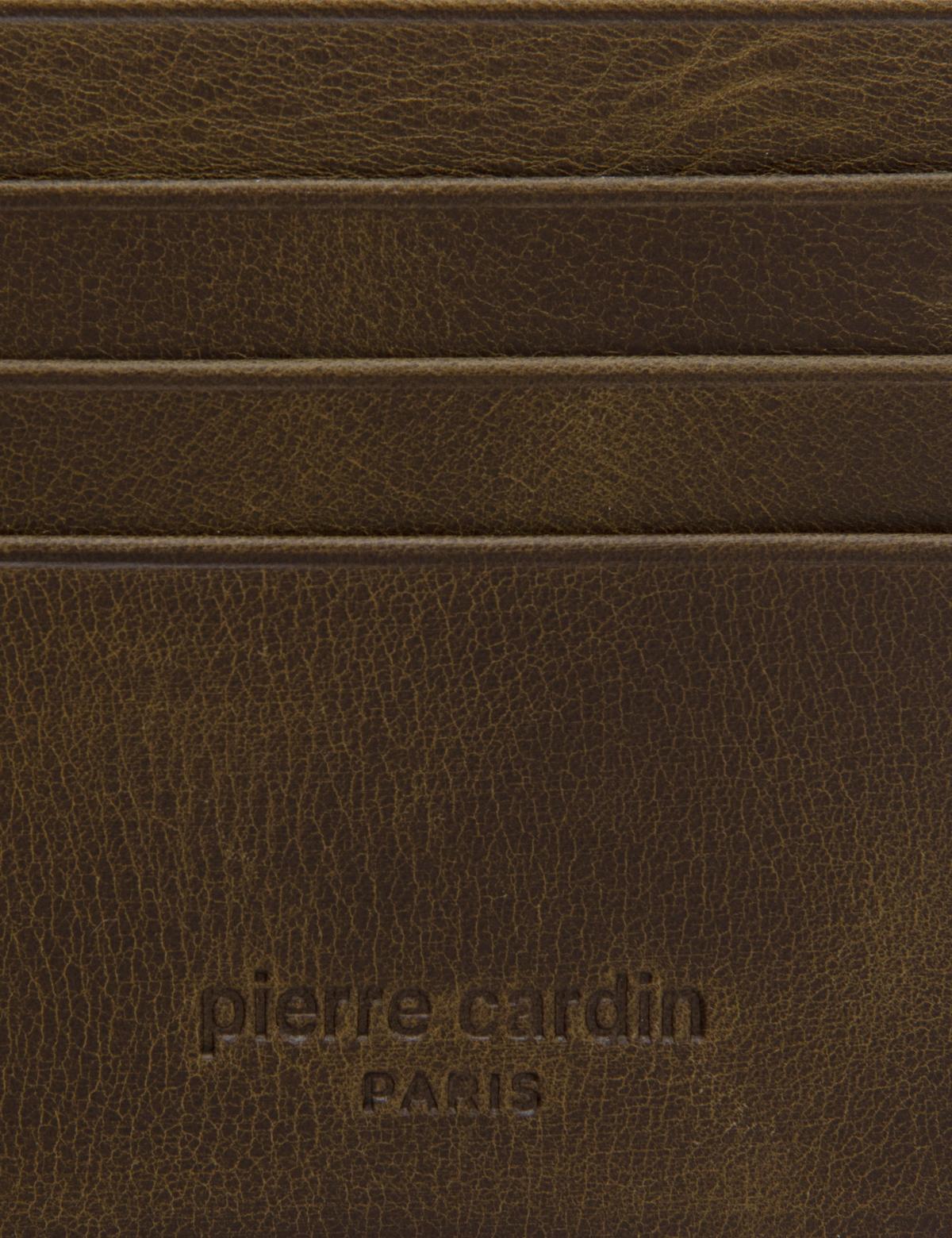 Erkek Haki %100 Deri Cüzdan - 50321924001