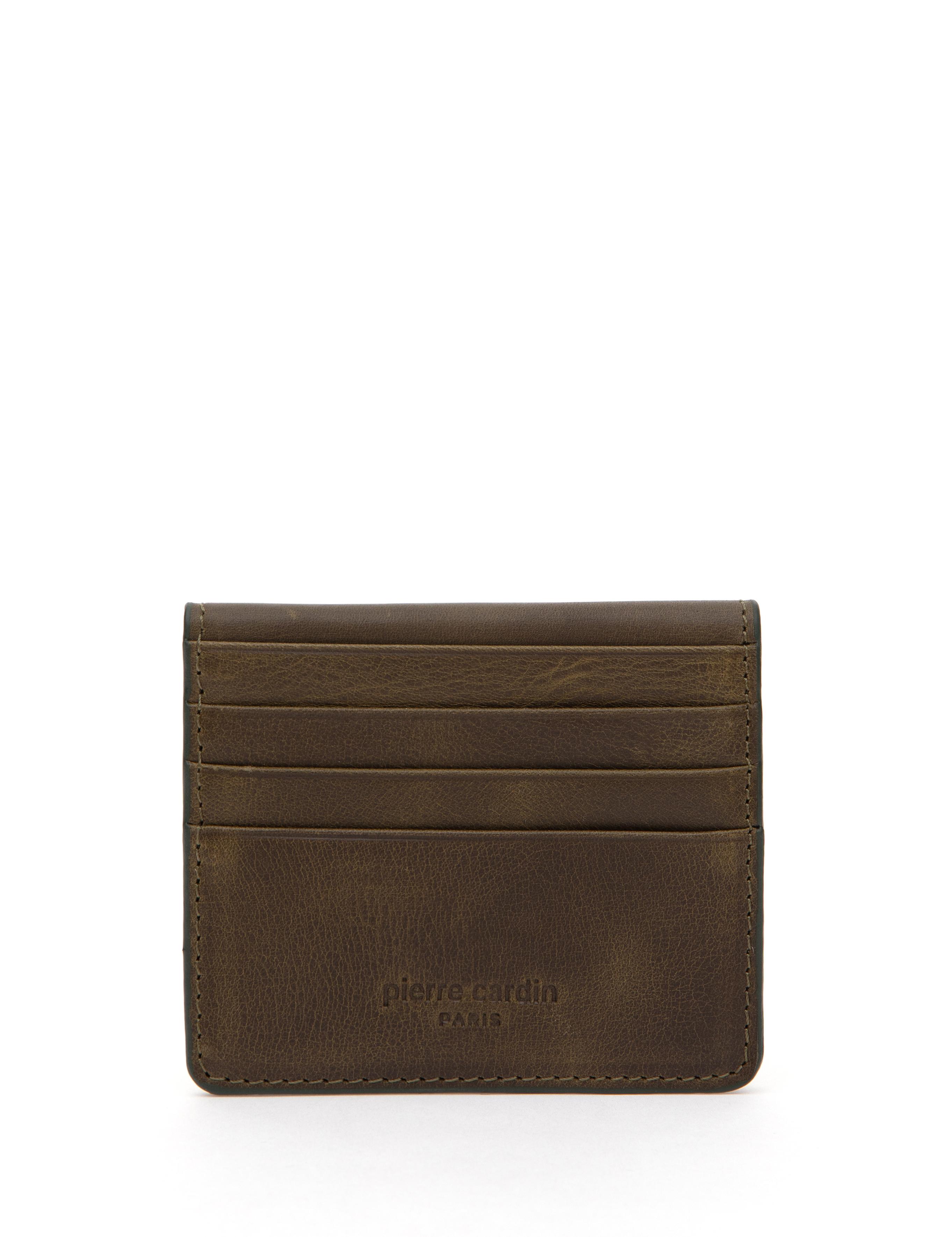 Erkek Haki %100 Deri Cüzdan