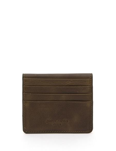 Erkek Haki %100 Deri Cüzdan - 50321924001