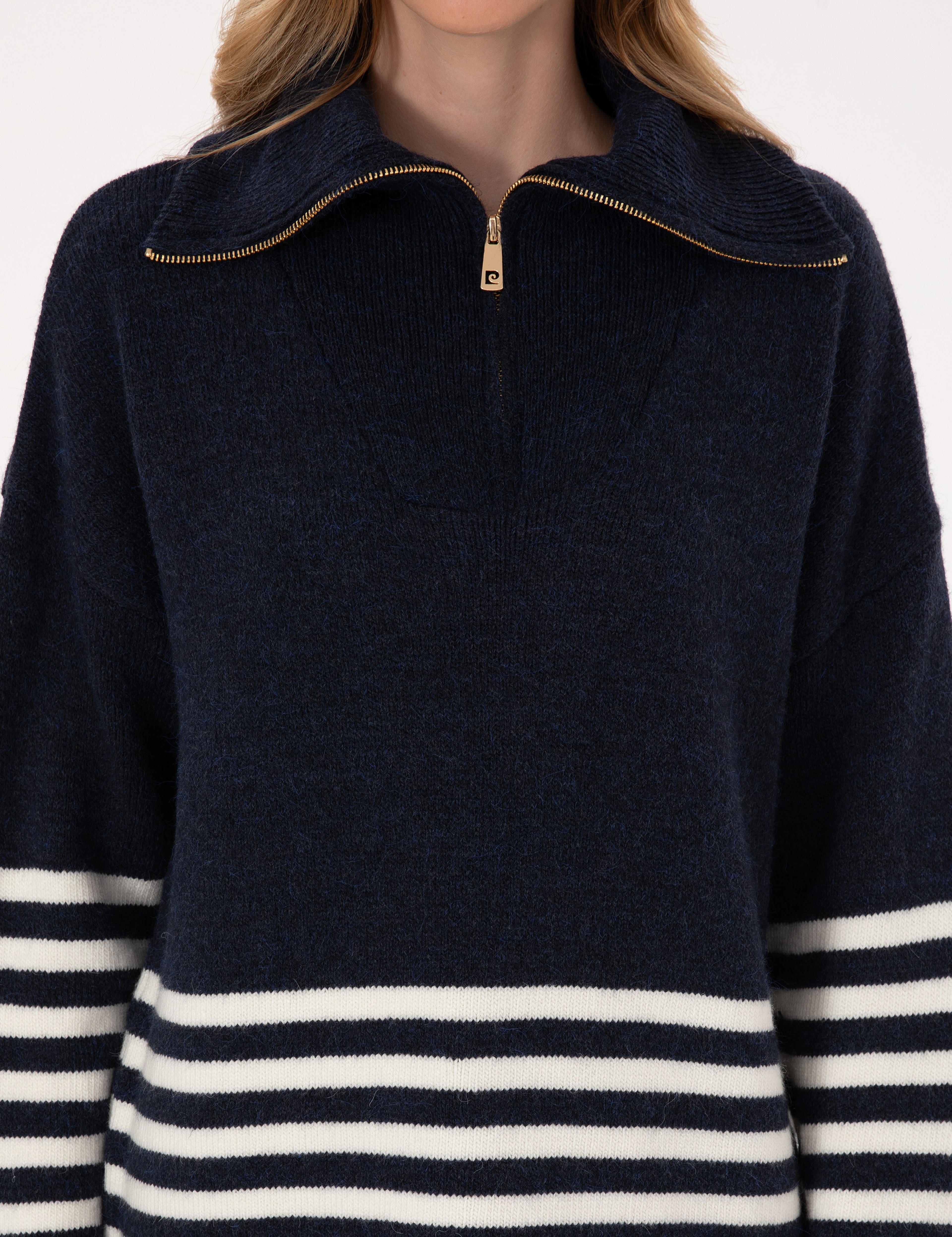 Lacivert Comfort Fit Kazak - Image 6