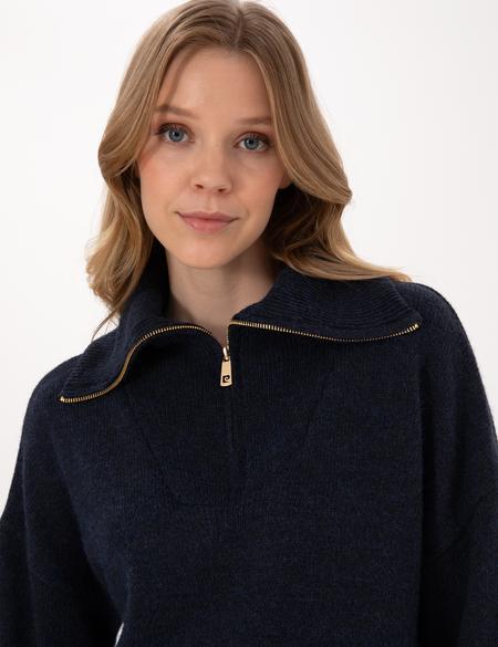 Lacivert Comfort Fit Kazak - 50317227003