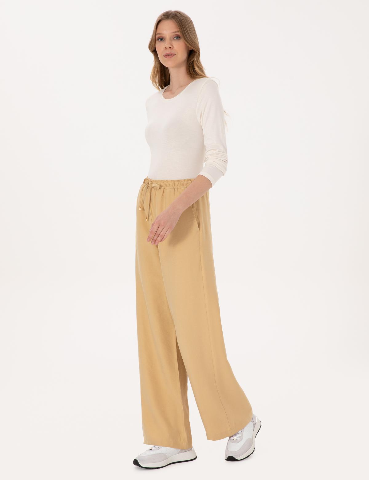 Kum Loose Fit Kanvas Pantolon - 50318198010