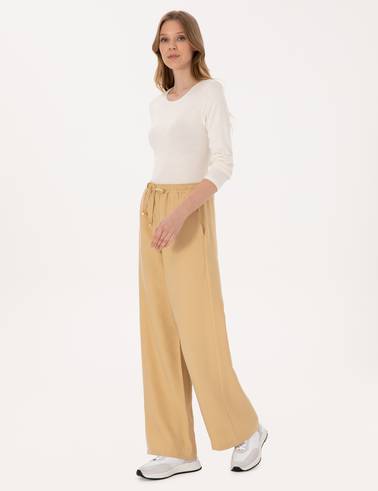 Kum Loose Fit Kanvas Pantolon