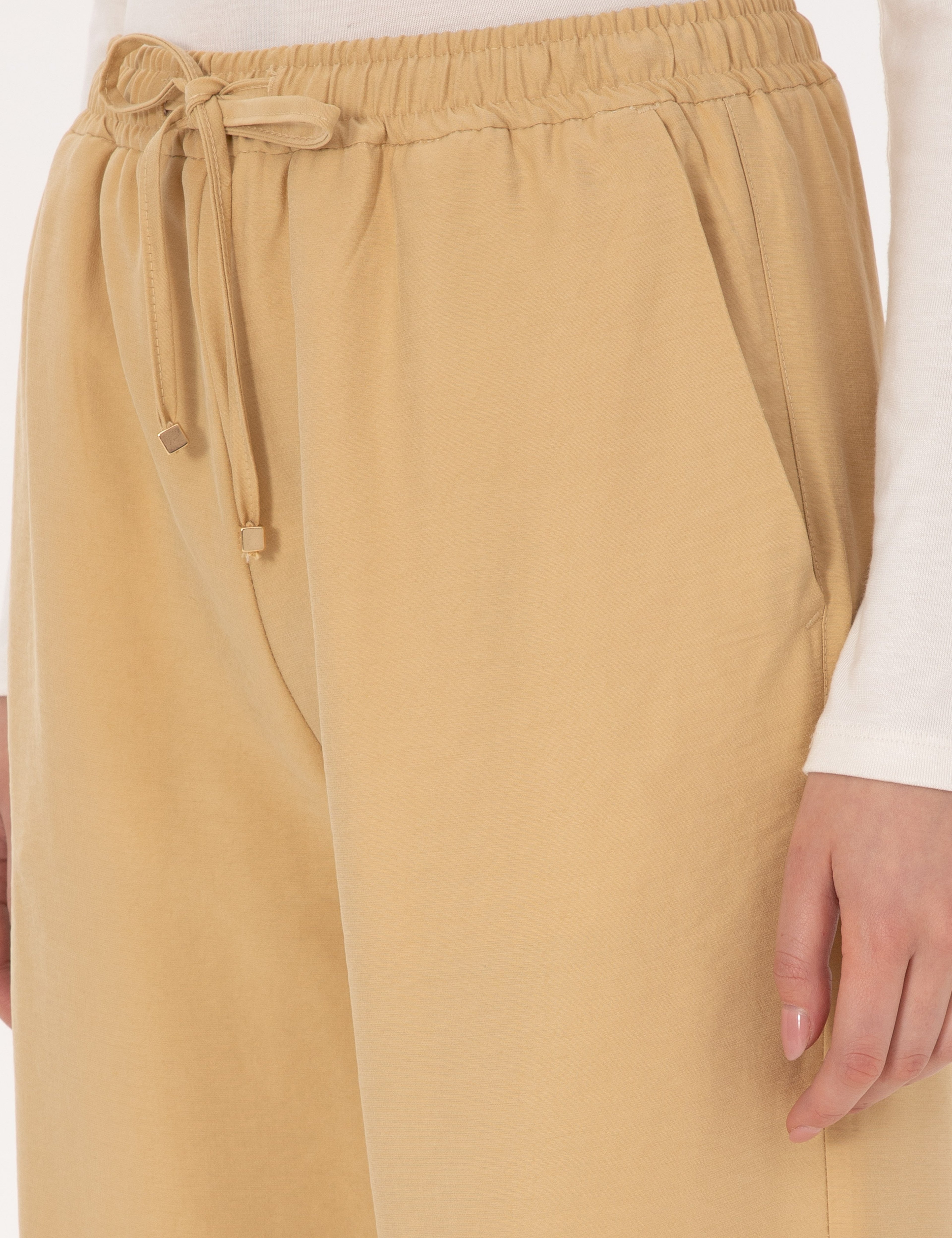 Kum Loose Fit Kanvas Pantolon