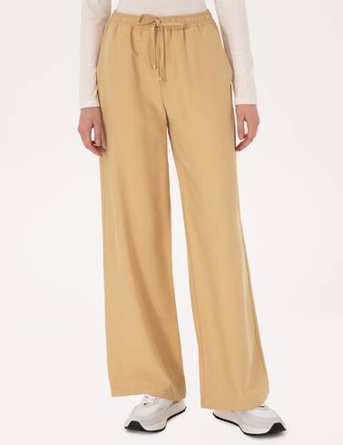 Kum Loose Fit Kanvas Pantolon