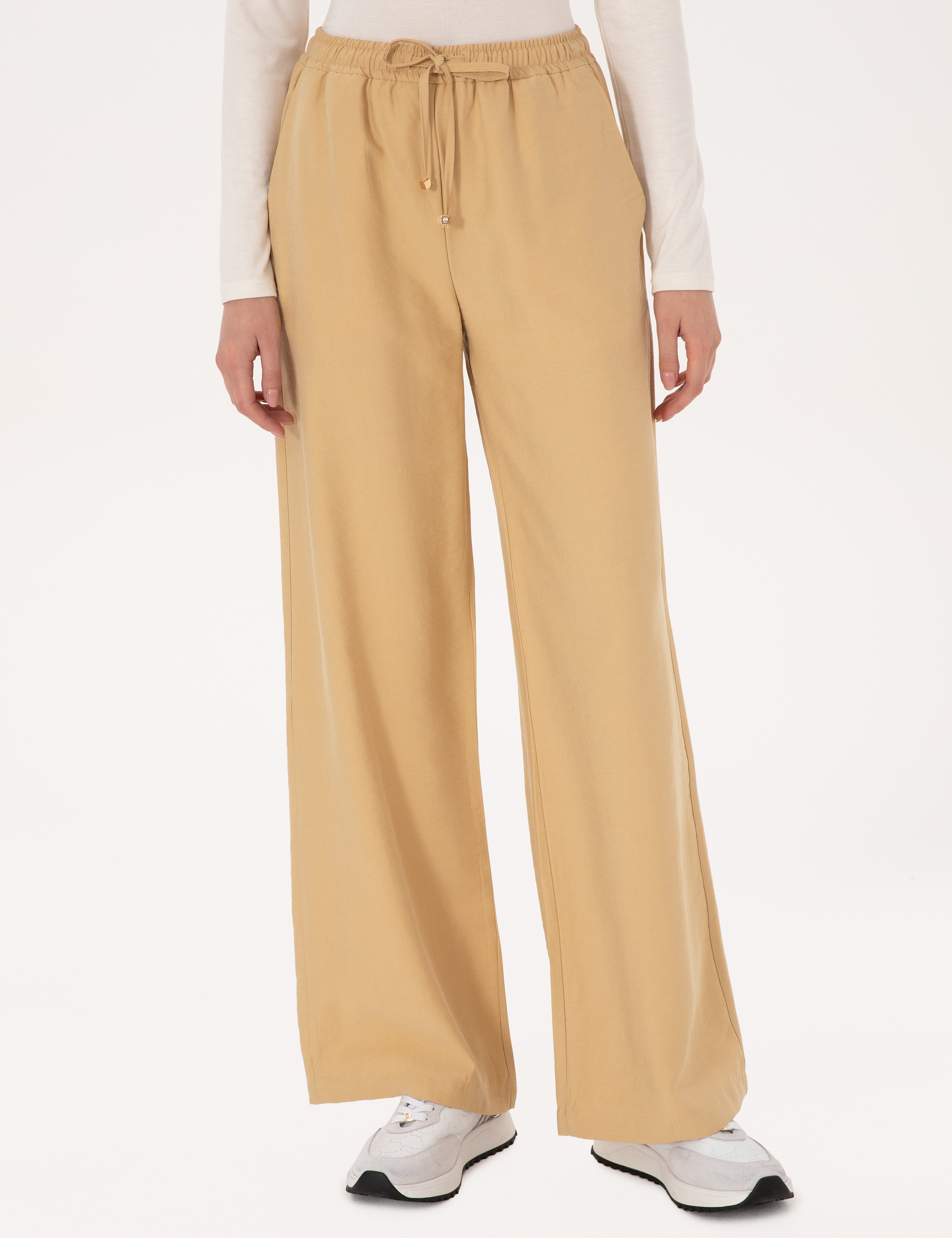 Kum Loose Fit Kanvas Pantolon - Image 2