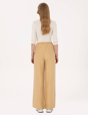 Kum Loose Fit Kanvas Pantolon