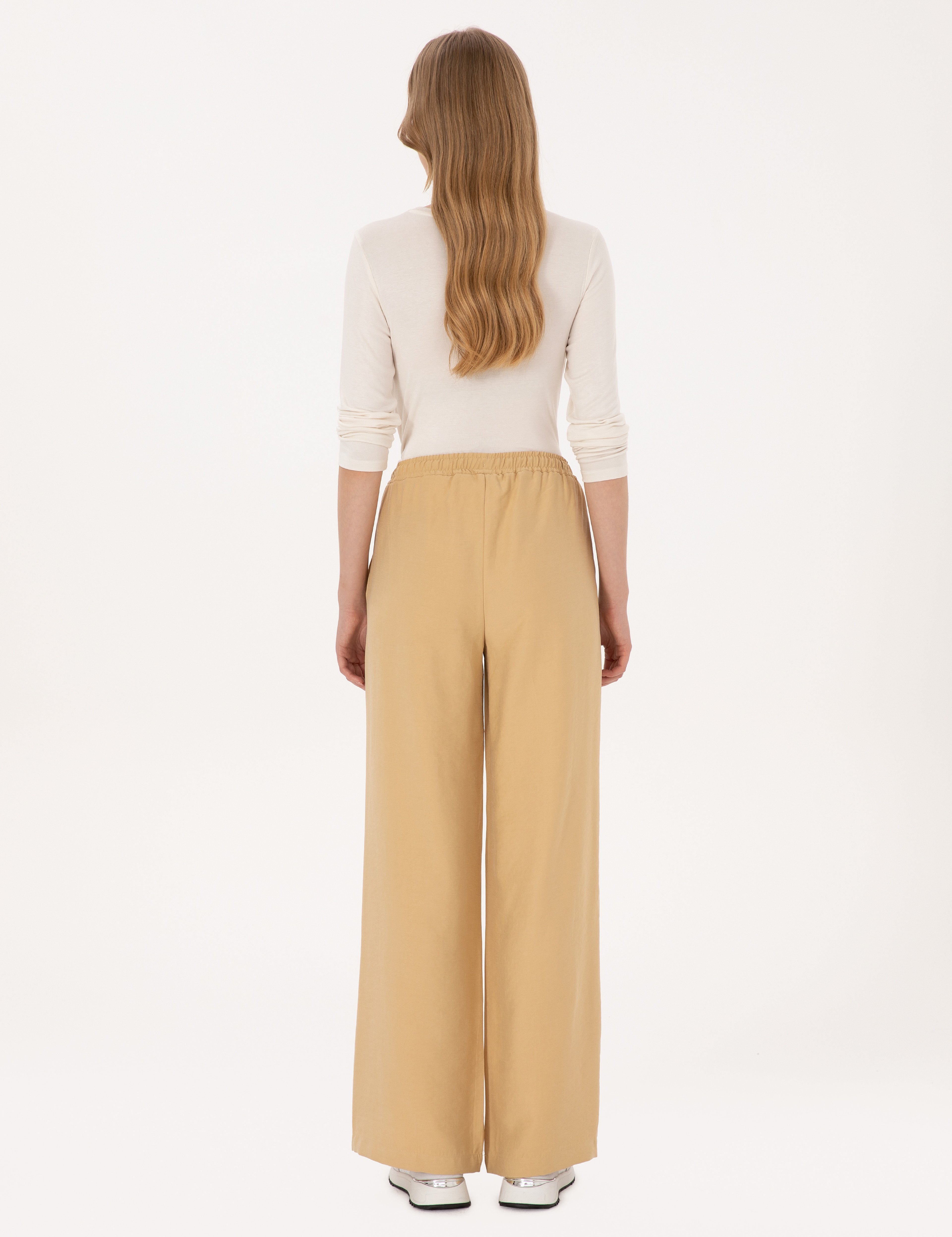 Kum Loose Fit Kanvas Pantolon - Image 4