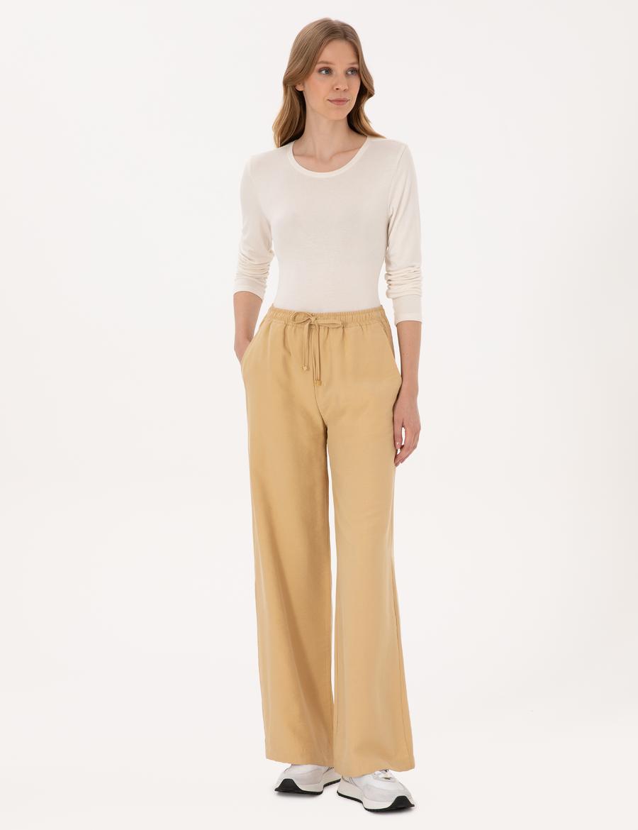 Kum Loose Fit Kanvas Pantolon